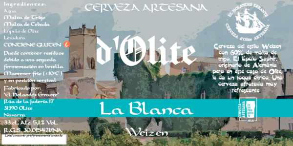 La Blanca - Cerveza artesana d'Olite